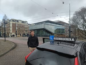 Proefrit naar UvA met Justin voor volgend jaar